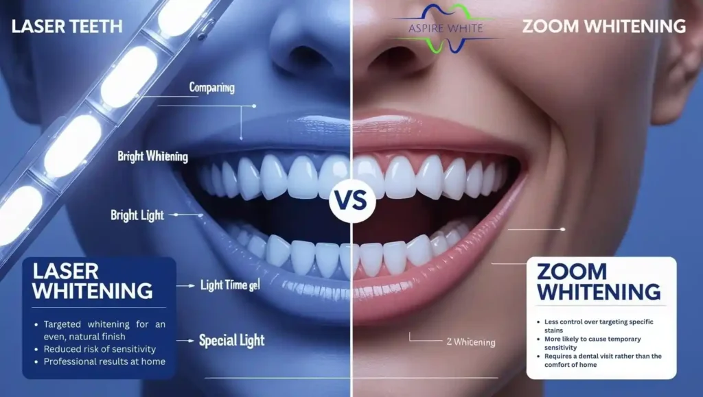 Laser Teeth Whitening vs. Zoom Whitening York